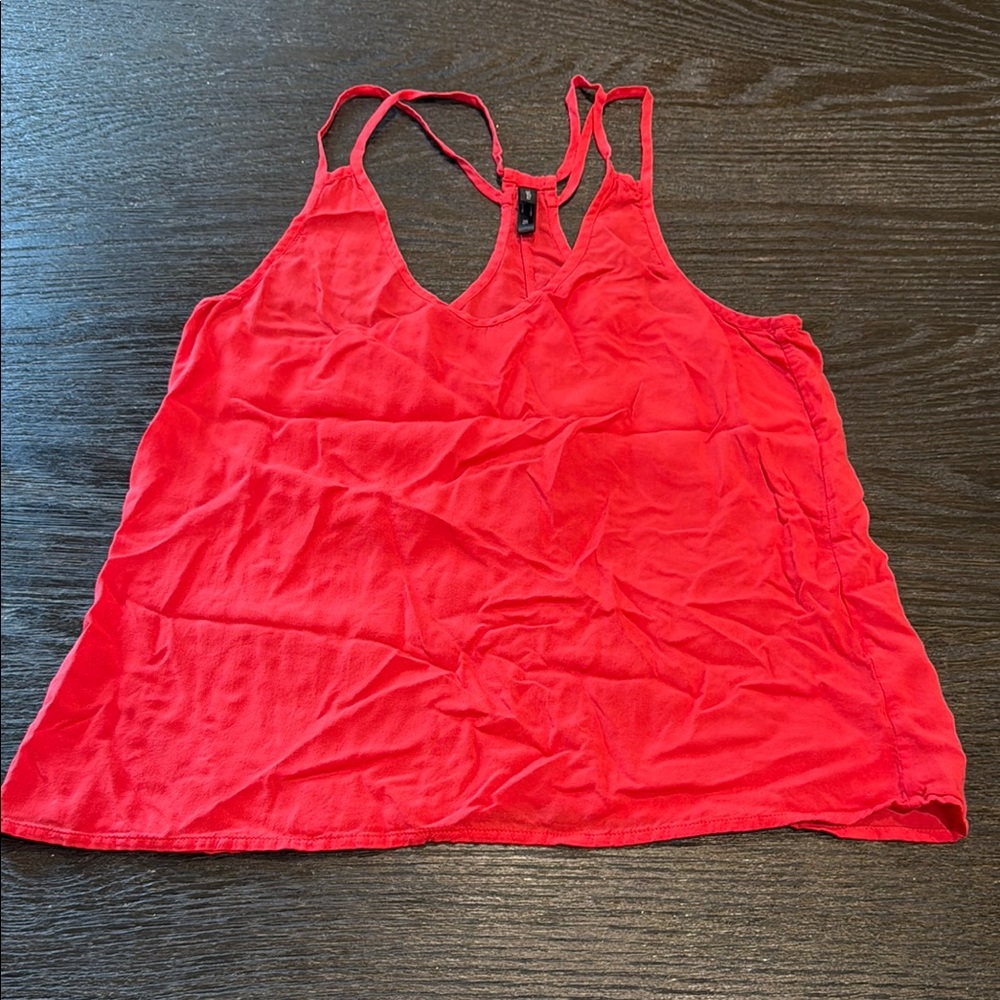 Talula Red Sleeveless Tank Top